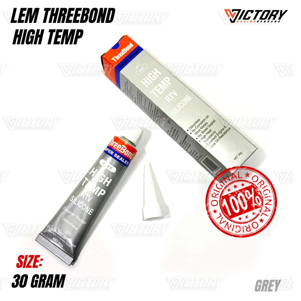 Jual Lem Threebond HIGH Temp RTV Silicone Grey ( Abu Abu ) 30gr ...