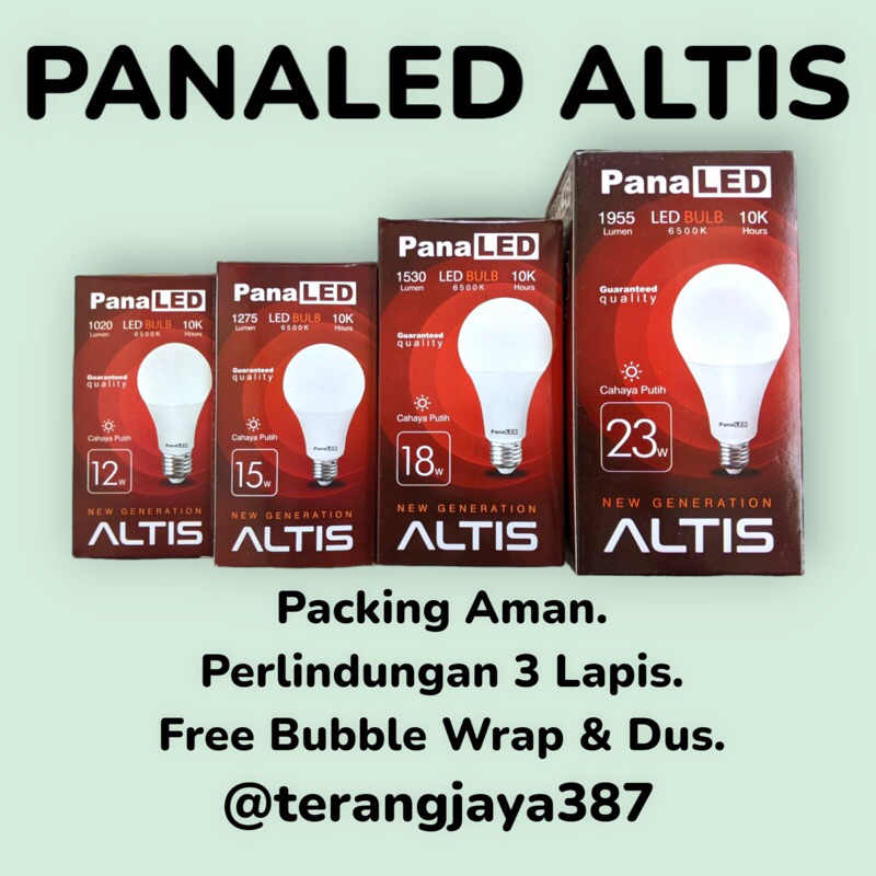 Jual Panaled Altis Lampu Led Putih W W W W W Shopee