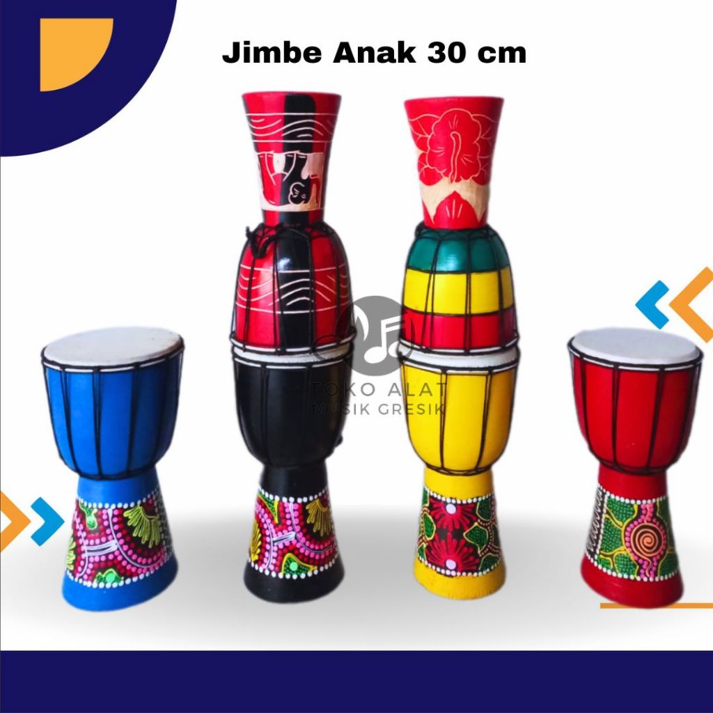 Jual Jimbe Gendang Alat Musik Tradisional Mainan Anak Kendang Ketipung ...
