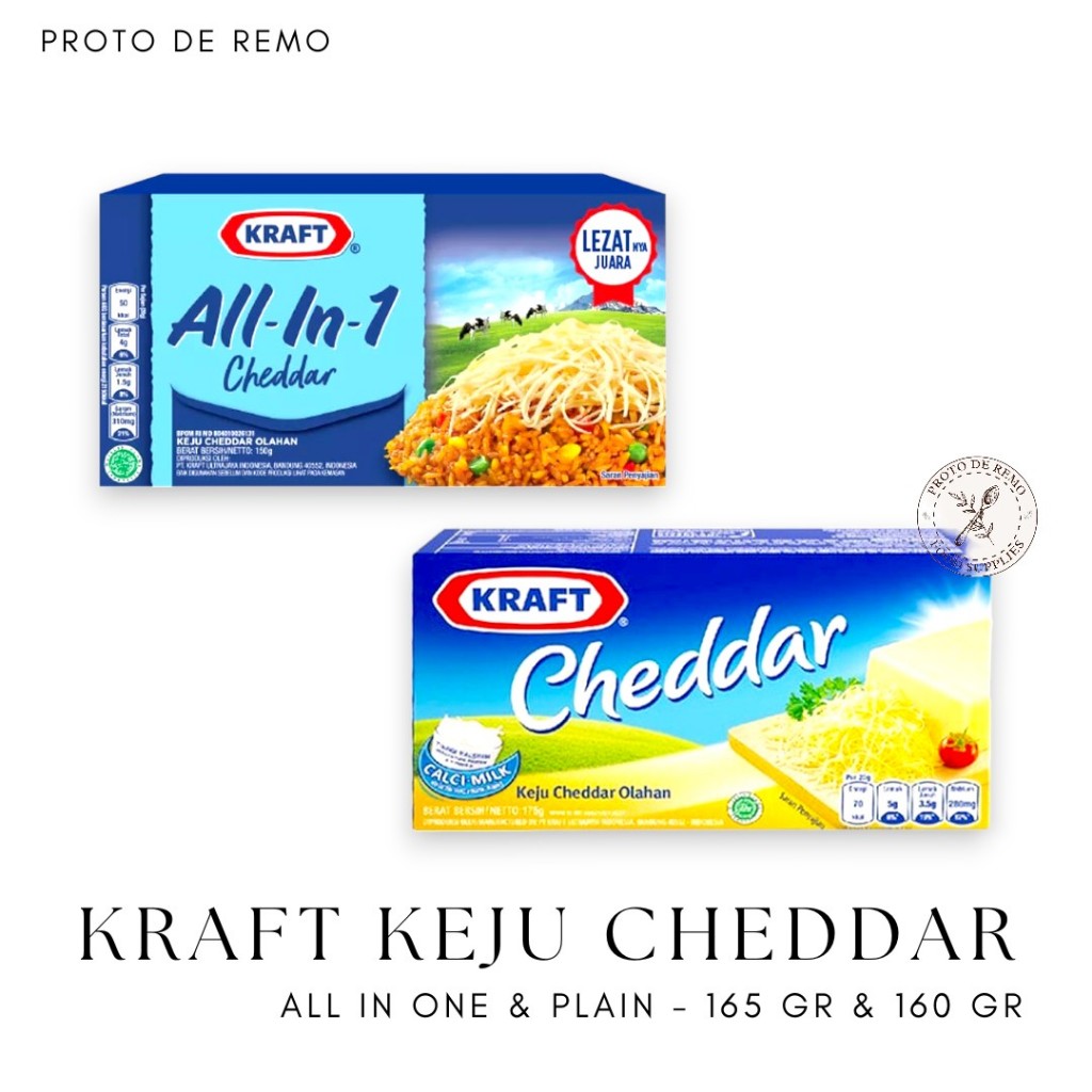 Jual Kraft Keju Cheddar Halal All In One Plain Cheddar Shopee Indonesia 6007