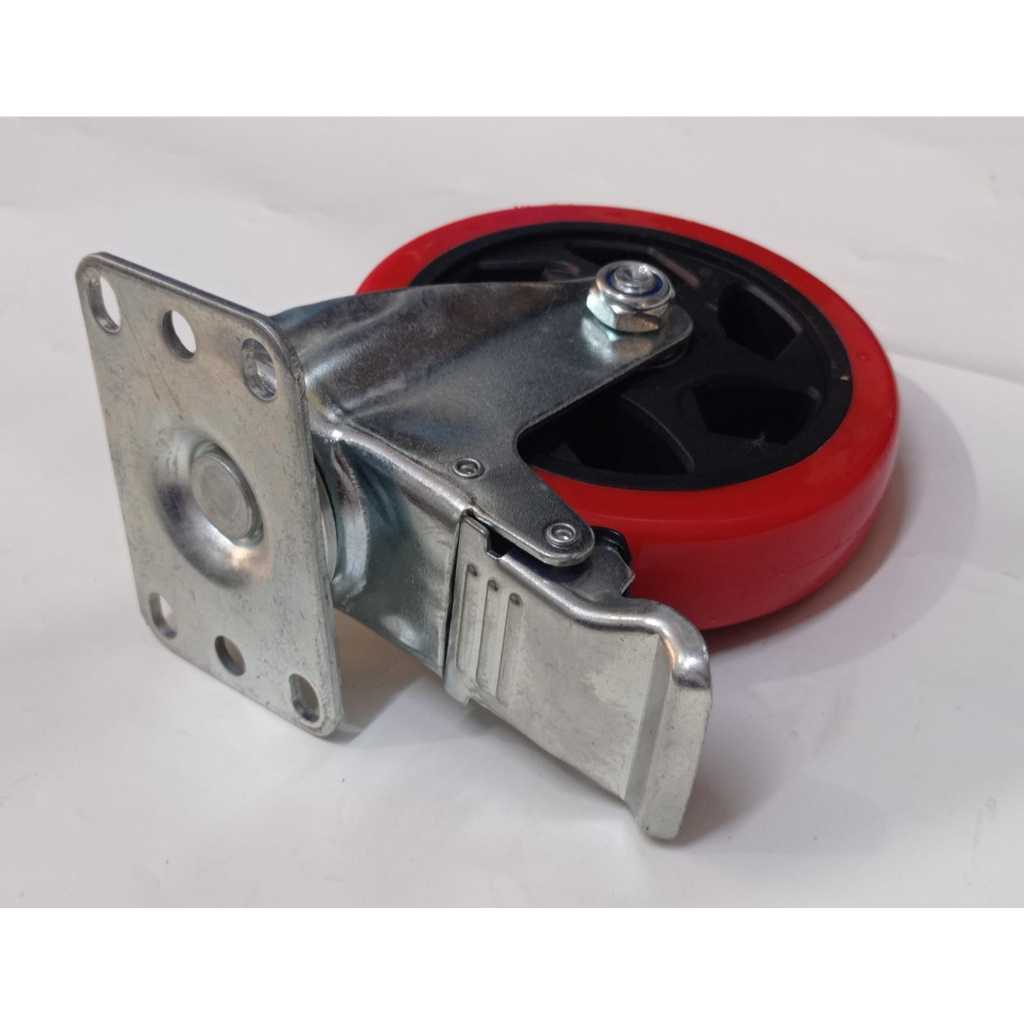 Jual RODA 5 INCH PVC REM 125MM | Shopee Indonesia