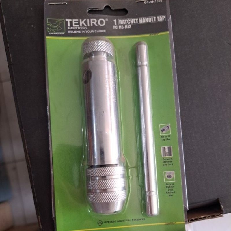 Jual Tekiro Gagang tap Rachet M5 - M12 Handle tap Hand tap ratchet M5 ...