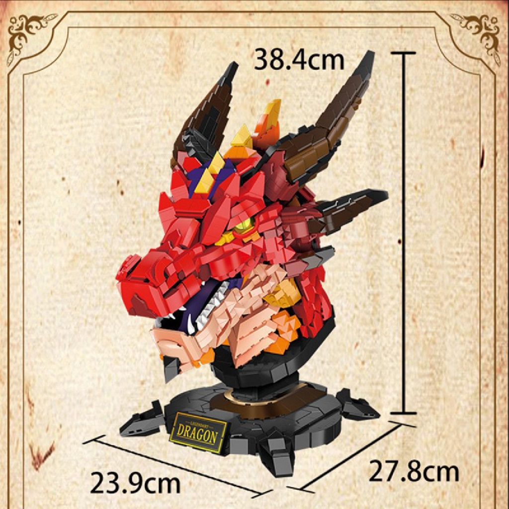 Jual Block City- ORIGINAL BOX Linoos Legendary Dragon Naga Hobbit ...