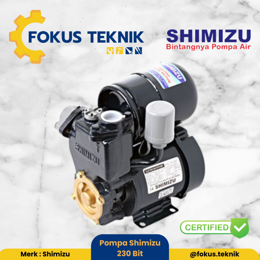 Jual Shimizu PS 230 BIT Pompa Air Sumur Dangkal Otomatis | Shopee Indonesia