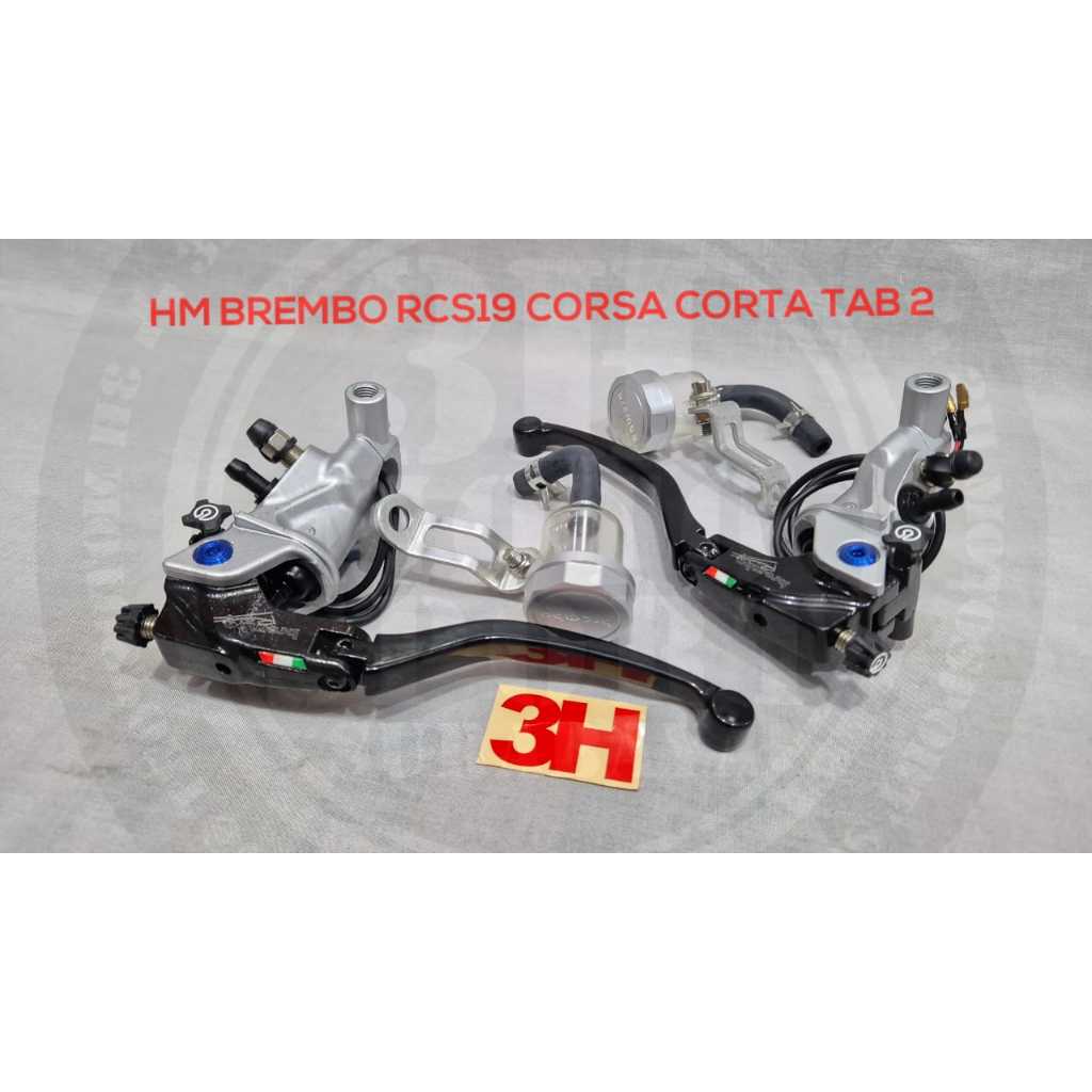 Jual HANDLE MASTER BREMBO CS19 CORSA CORTA TABUNG 2 SILVER | Shopee ...