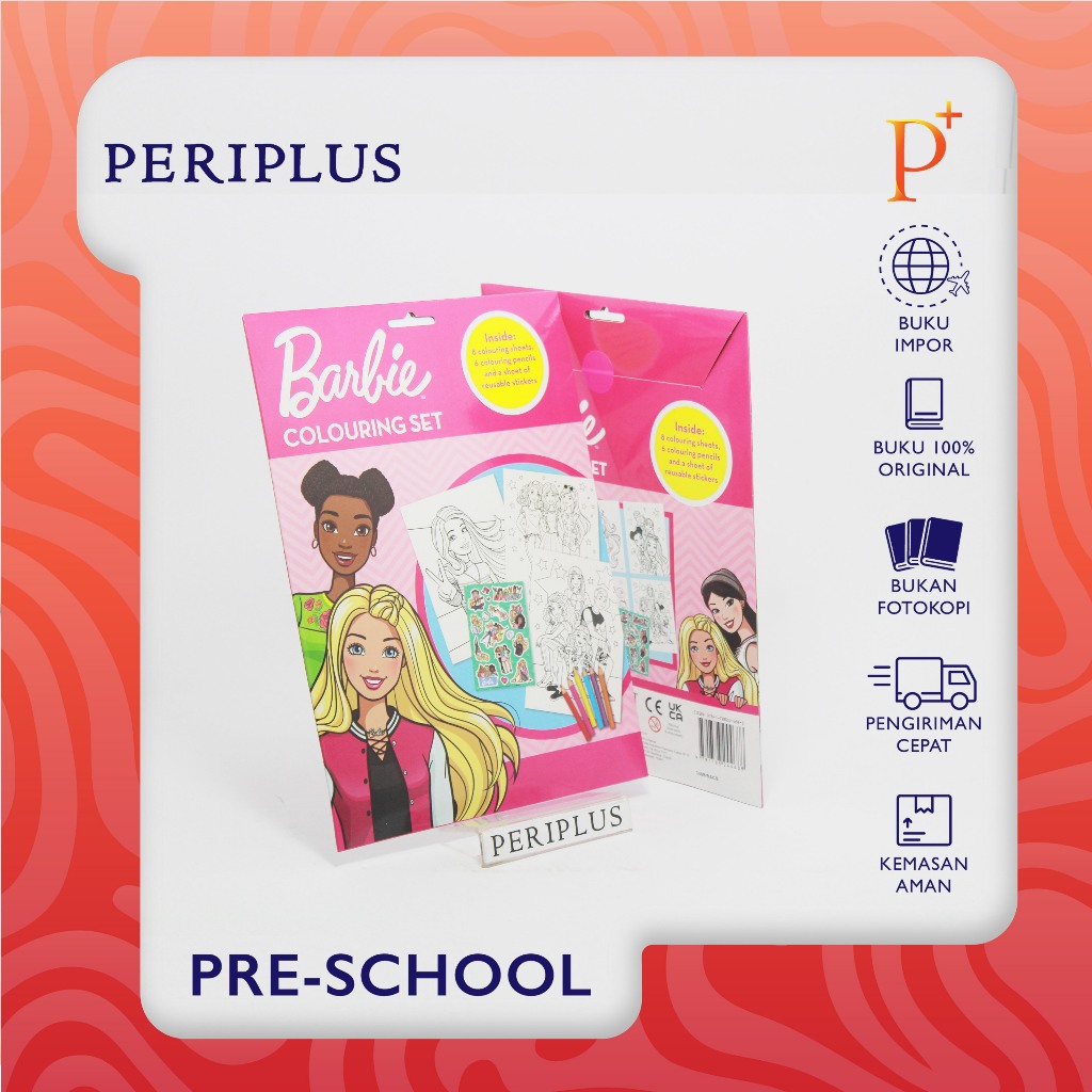 Jual Barbie Colouring Set 9781788244688 Shopee Indonesia