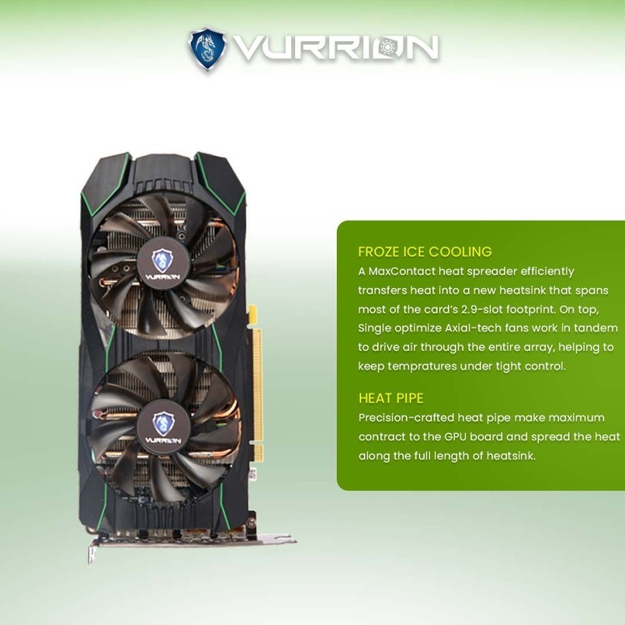 Jual VGA AGS VURRION NVIDIA RTX 2060 SUPER 8GB GDDR6 256 BIT REAL ...