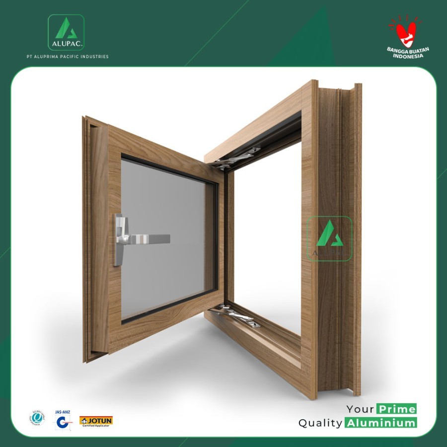 Jual ALUPAC Shopfront (SF) Jendela Aluminium Side Hung (Swing Window ...
