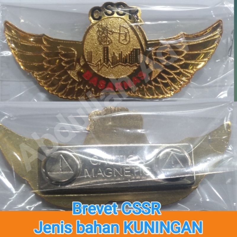 Jual brevet cssr basarnas / wing cssr basarnas / cssr basarnas / cssr ...