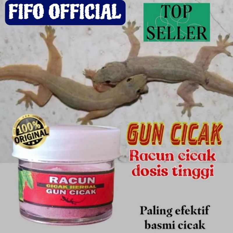 Jual GUN CICAK RACUN CICAK HERBAL SEKALI JILAT LANGSUNG MATI/ RACUN ...
