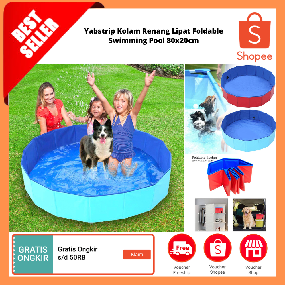 Jual Kolam Renang Lipat Foldable Swimming Pool 80x20cm / Bak Mandi ...