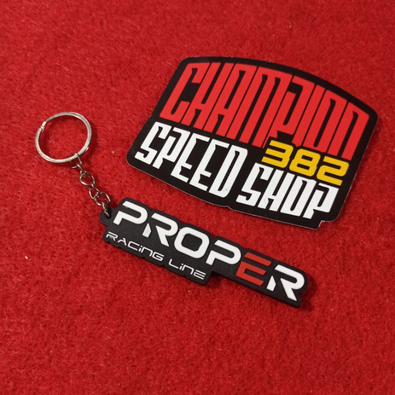 Jual Key Chain Gantungan Kunci PROPER RACING LINE Original | Shopee ...