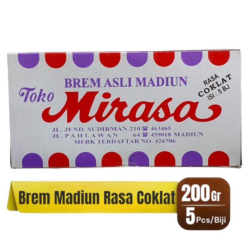 Jual Brem Madiun Mirasa Rasa Coklat Oleh Oleh Khas Kota Madiun Makanan ...