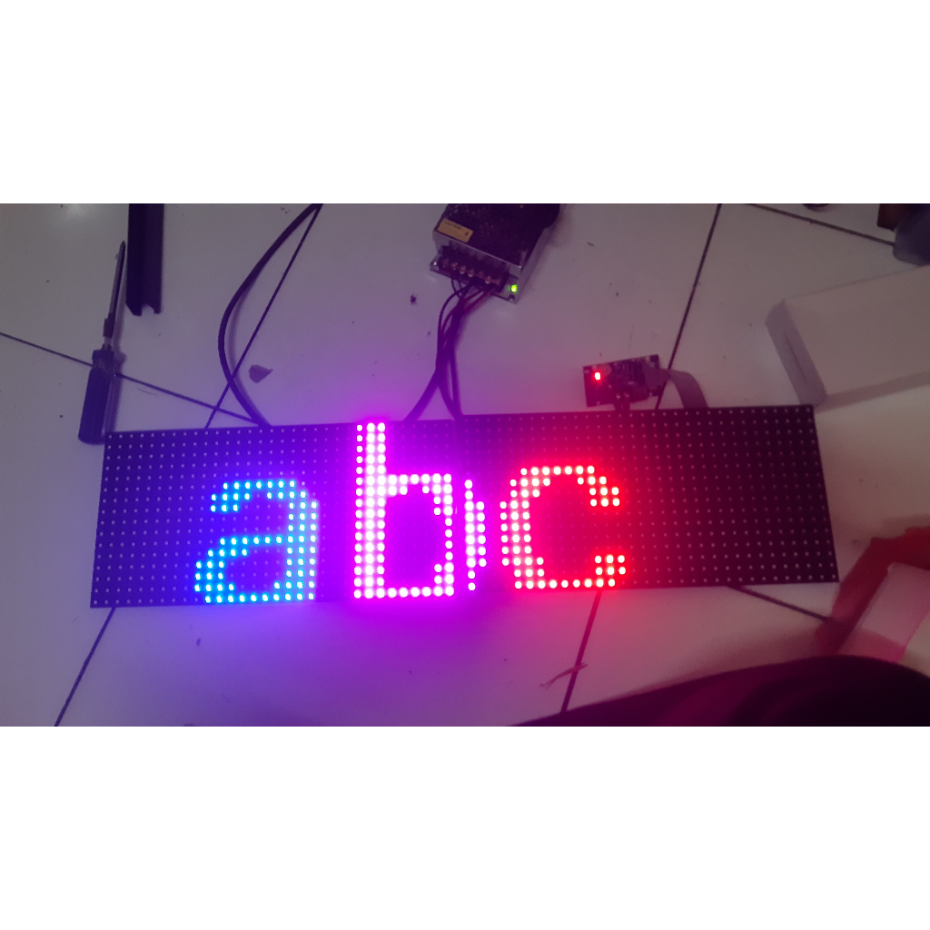 Jual PANEL MODUL MODULE P10 RGB FULL COLOR 1/4 SCAN SMD OUTDOOR 3535 ...