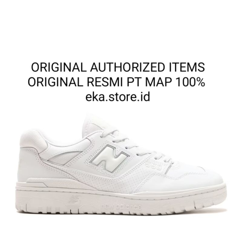 New Balance 550 Triple White BB550WWW ORIGINAL RESMI PT MAP INDONESIA 100 Murah