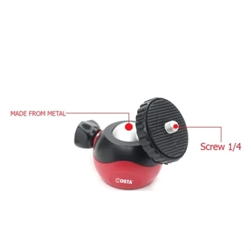 Tripod Costa CT 05k Stand Portabel With Ball Head Holder Handphone Camera