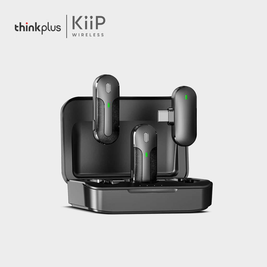 Jual Thinkplus x KiiP M8 Microphone Portable Dual Mic Wireless Clip On ...