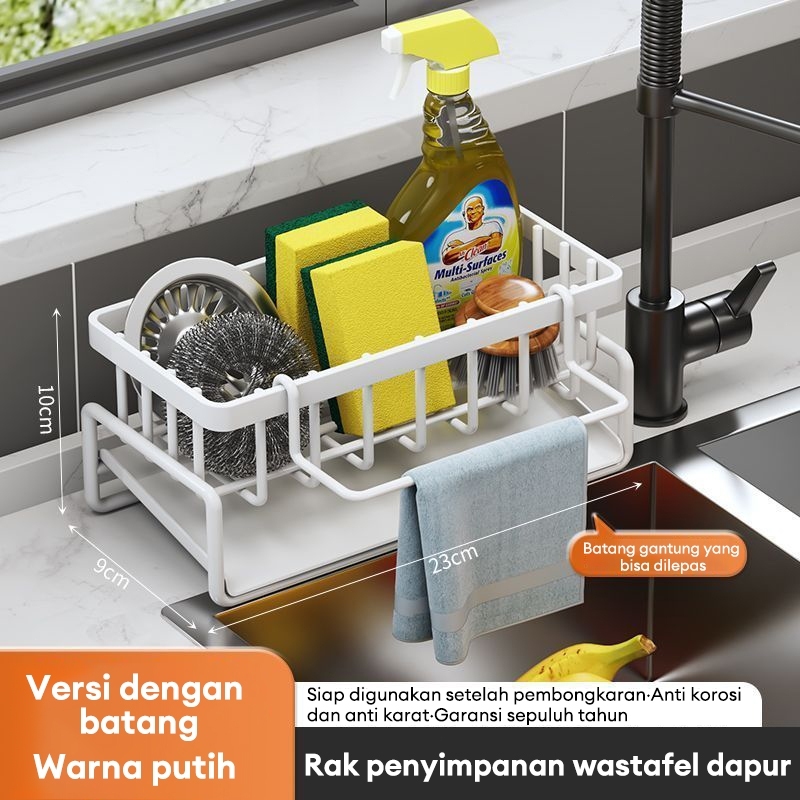 Jual Rak Sponge Sabun Cuci Piring Nordic Wastafel Estetik Rak ...