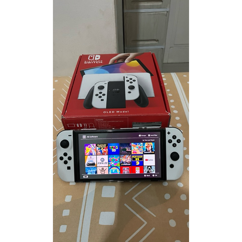 Jual Nintendo Switch OLED White (second) | Shopee Indonesia
