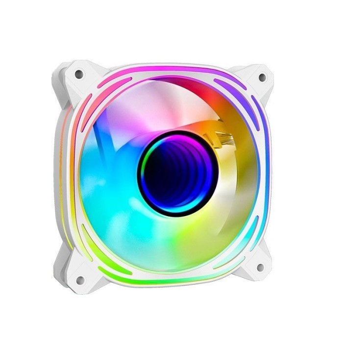 Jual CUBE GAMING MYSTIQUE FAN White 12CM PWM A-RGB | Shopee Indonesia