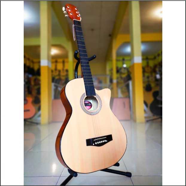 Jual Gitar Akustik yamaha Seri 33 (Gratis Peking Kayu) | Shopee Indonesia