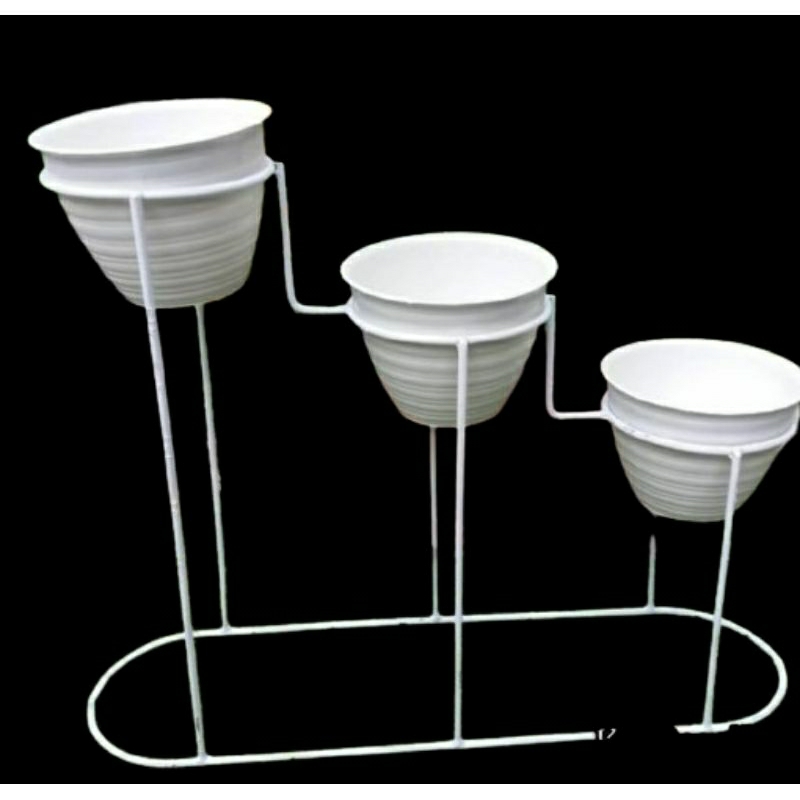 Jual Standing pot bunga model tangga / rak pot bunga besi | Shopee ...