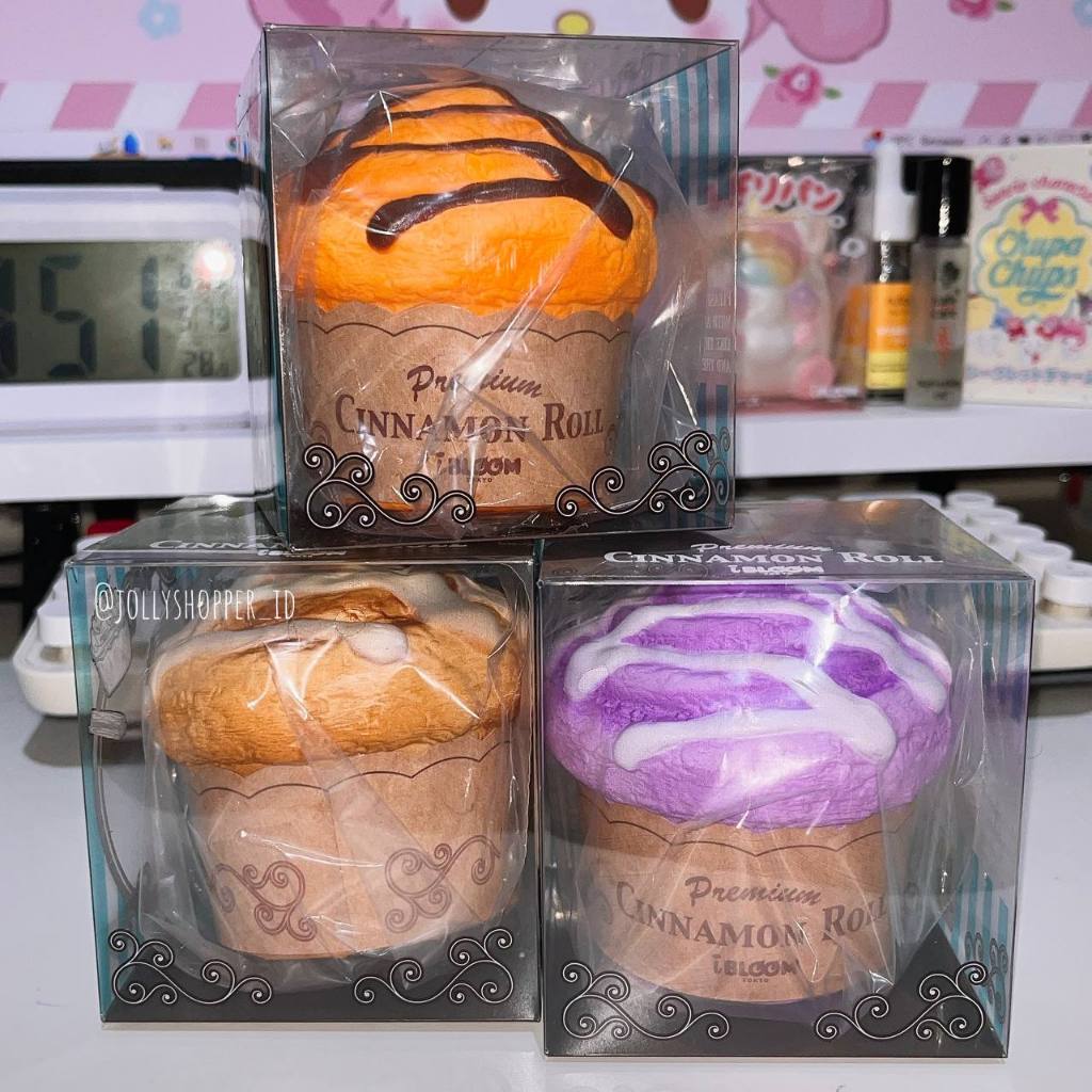 Jual [READY STOCK] Ibloom Premium Cinnamon Roll Squishy / BNIP
