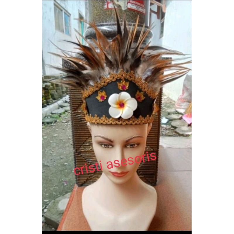 Jual Mahkota Dayak Bulu Ayam Shopee Indonesia