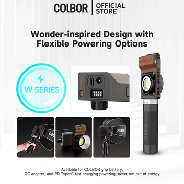 Colbor W60R RGB Lampu Portable Studio LED 60W Video And Foto Lighting