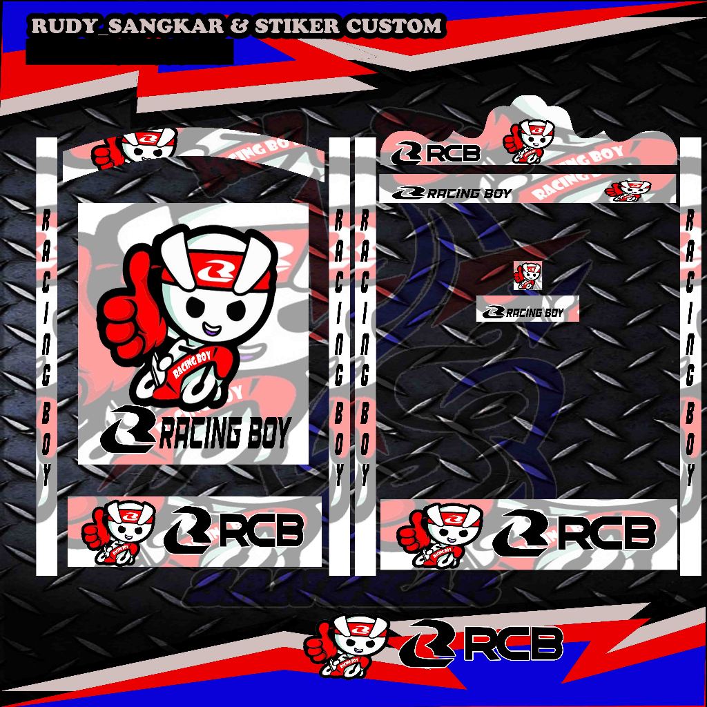 Jual STIKER DECAL SANGKAR BURUNG MOTIF RCB RACING BOY | Shopee Indonesia