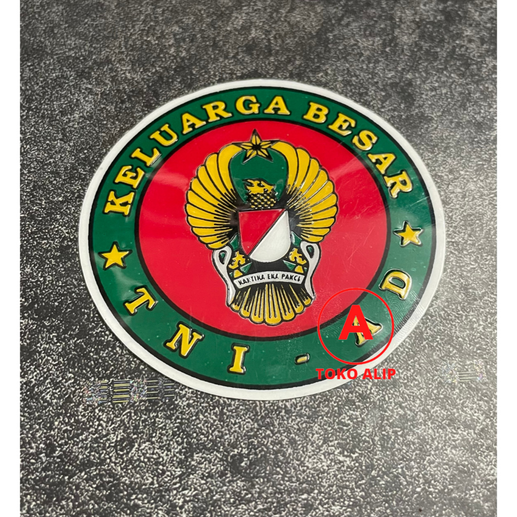 Jual Sticker Tni Ad Ekapaksi Bulat Stiker Ekapaksi Tni Ad Sticker Mobil Stiker Shopee