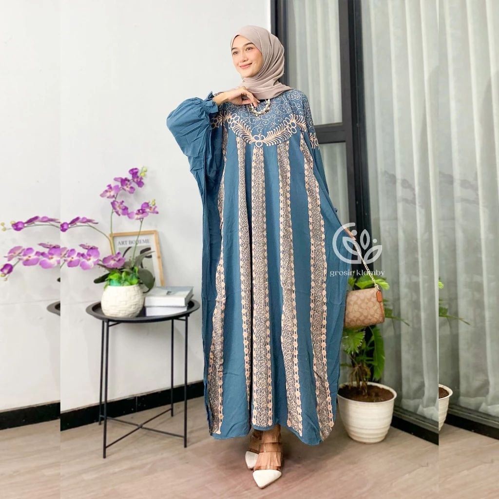 Jual Gamis Kaftan Super Jumbo Kaftan Pameela Daster Lowo Jumbo Kaftan Luna Kaftan Lukis