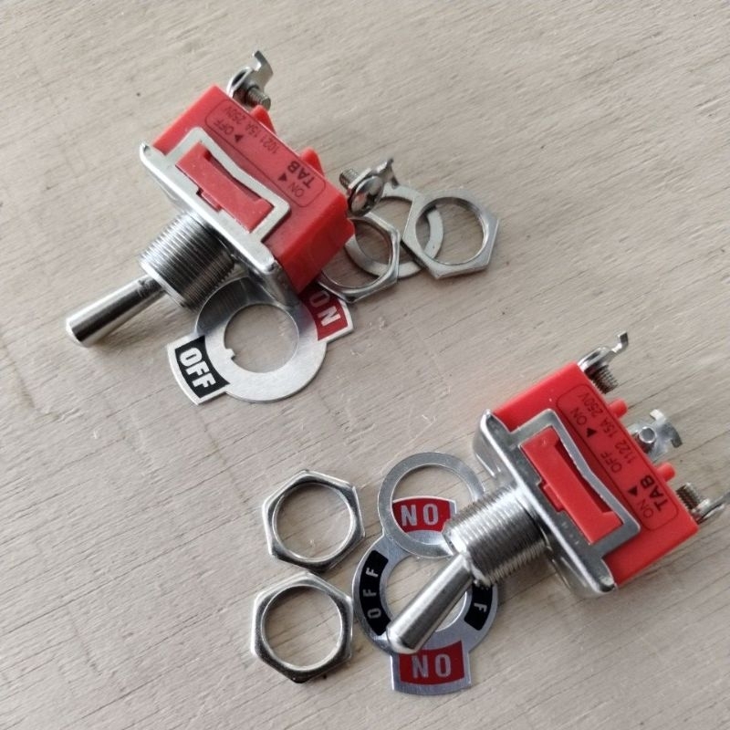 Jual Saklar Songle Besi On Off 2On 1021 1022 | Shopee Indonesia