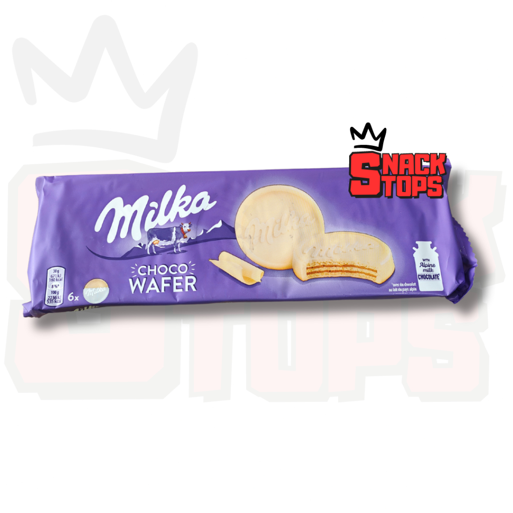 Jual MILKA BISCUIT CHOCO WAFER WHITE 180G isi 6 Pcs | Shopee Indonesia