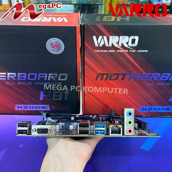 Jual Paket Mainboard 1150 H81 DDR3 VARRO + Core i3 4150/4160 + FAN ...