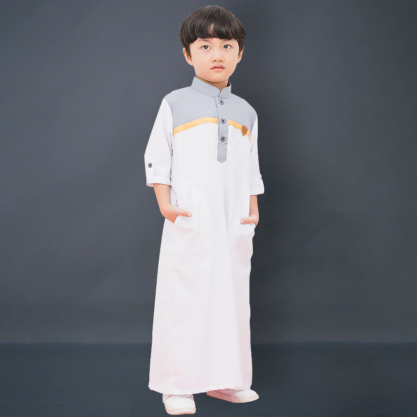 Jubah anak laki laki kawan muslim warna kombinasi terbaru 2026