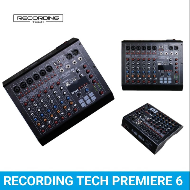 Jual Recording Tech Premiere 6 Mixer Audio With Loopback 6 Channel ...