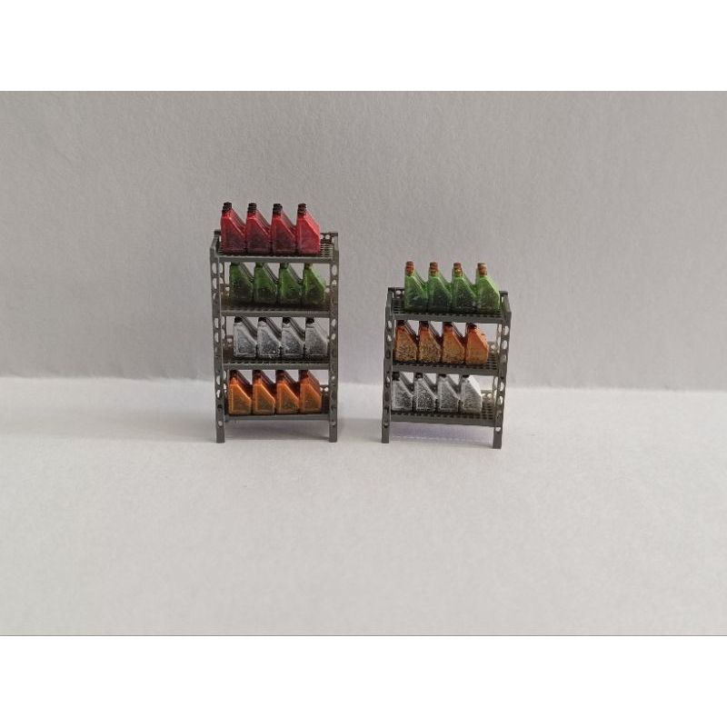 Jual Rak Oli aksesoris diorama bengkel 1:64 | Shopee Indonesia