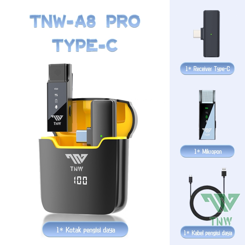 Jual Tnw A Pro A Pro Microphone Wireless Mic Wireless Clip On Microphone Youtuber Suara Jernih