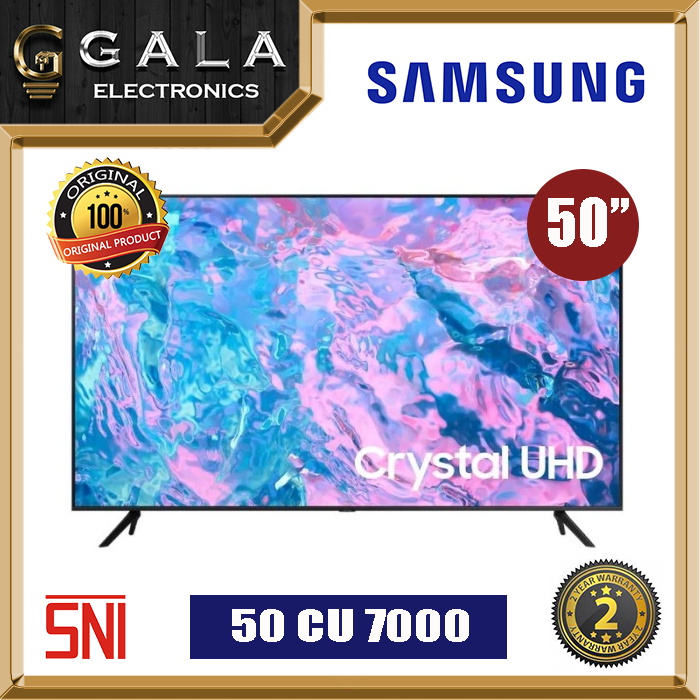 Jual LED Smart TV Samsung 50CU7000 4K 50 Inch | Shopee Indonesia