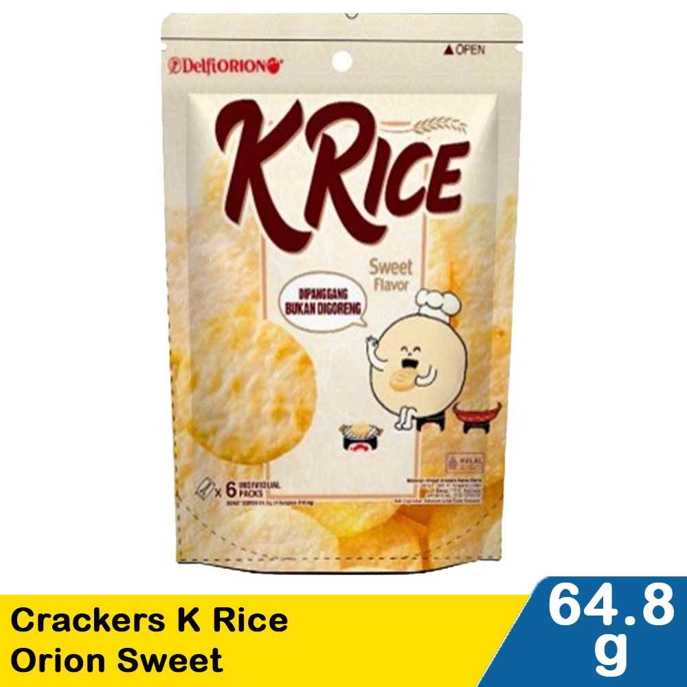 Jual Delfiorion K Rice Krekers Beras Rasa Seaweed / Sweet / Cheese ...