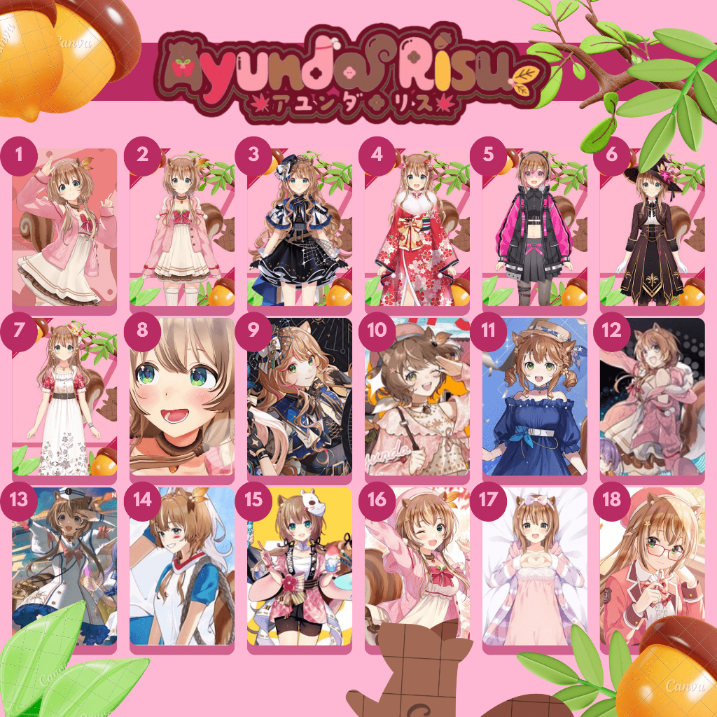 Jual PHOTOCARD VTUBER - HOLOLIVE GEN 1| 《 VER. AREA:15 》 | 【Moona ...