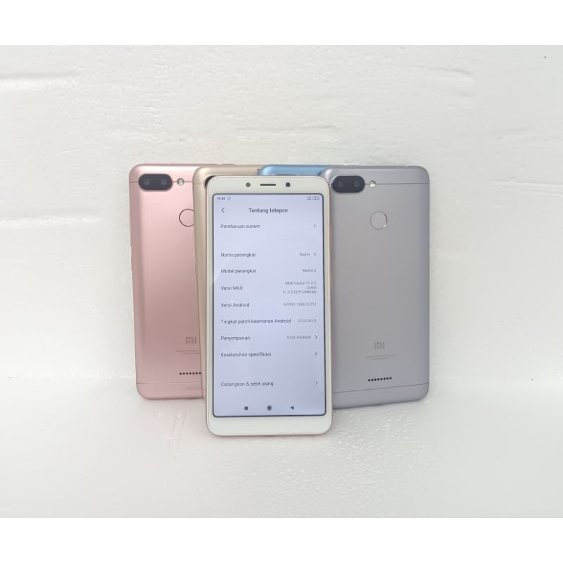 Jual Redmi 6 ram 4GB rom 64GB hp second original murah Xiaomi | Shopee ...
