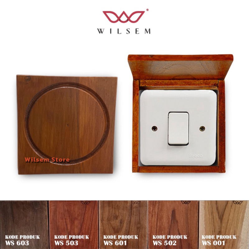 Jual frame saklar estetik 100% kayu jati asli/Frame Saklar Kayu Jati ...