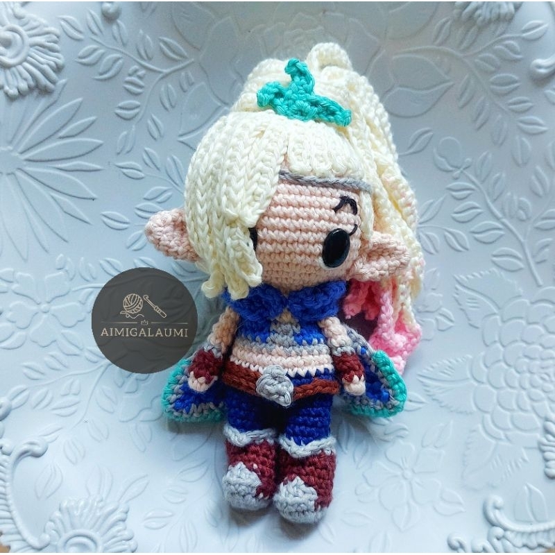 Jual Amigurumi boneka rajutan Miya Custom Mobile Legend Mlbb action ...