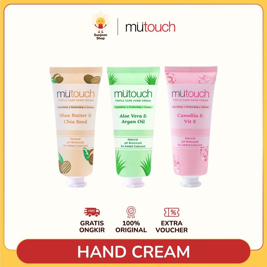 Jual MuTouch Triple Care Hand Cream 60gr | Shopee Indonesia