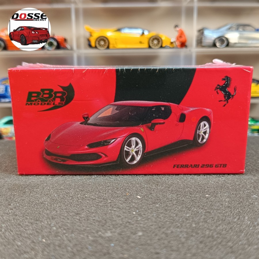 Modèle Réduit Ferrari 296 GTB Rosso Corsa - Échelle 1:43 - Marque BBR - Réf. BBRC264A1 - Neuf