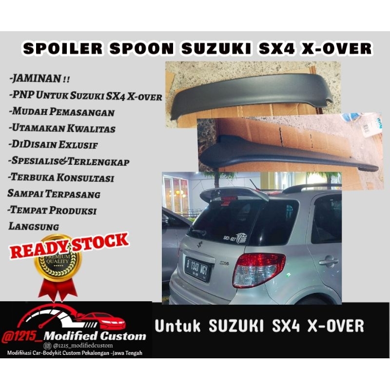 Jual SPOILER SPOON SUZUKI SX4 X-OVER | Shopee Indonesia