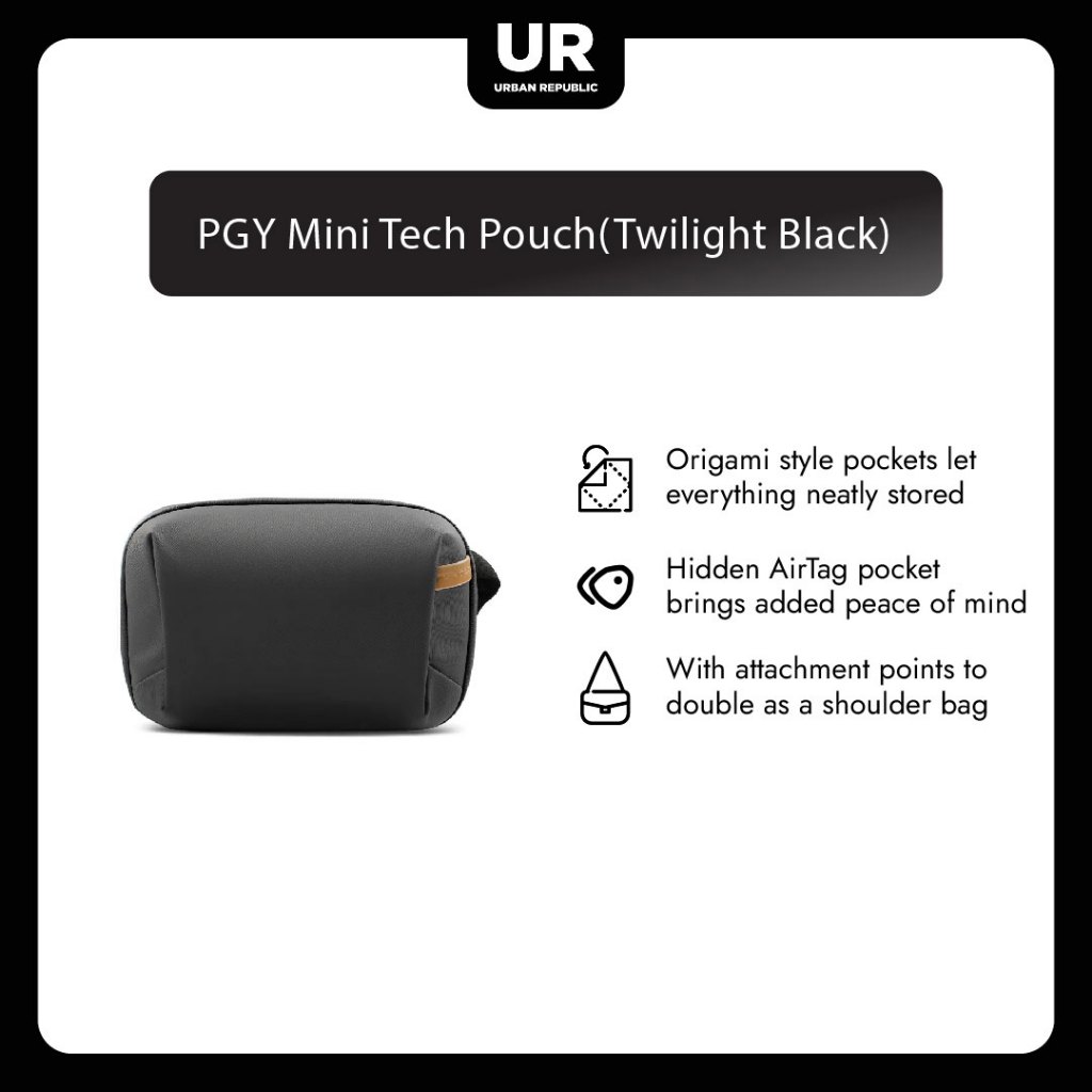 Jual PGYTECH Mini Tech Pouch - Twilight Black | Shopee Indonesia