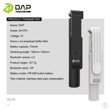 Tripod 3 In 1 With Remote Dap Dh P01 Tongsis Tinggi 72Cm